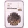 Image 1 : 1884-O $1 Morgan Silver Dollar Coin NGC MS63 Great Toning