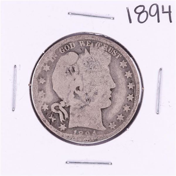 1894 Barber Half Dollar Coin