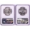 Image 2 : Lot of (2) 1958-D Franklin Half Dollar Coins NGC MS64FBL