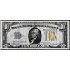 Image 1 : 1934A $10 North Africa WWII Emergency Issue Silver Certificate Note