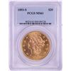 Image 1 : 1893-S $20 Liberty Head Double Eagle Gold Coin PCGS MS61