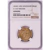 Image 1 : AH451-492 Ghaznavid Dinar A-1637 Ibrahim Gold Coin NGC Genuine