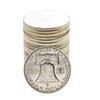 Image 2 : Roll of (20) Brilliant Uncirculated 1963-D Franklin Half Dollar Coins