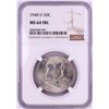 Image 1 : 1948-D Franklin Half Dollar Coin NGC MS64FBL