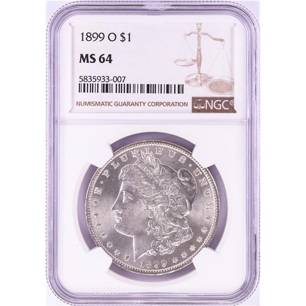 1899-O $1 Morgan Silver Dollar Coin NGC MS64