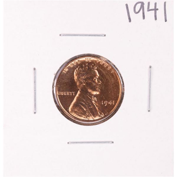 1941 Proof Lincoln Wheat Cent Coin