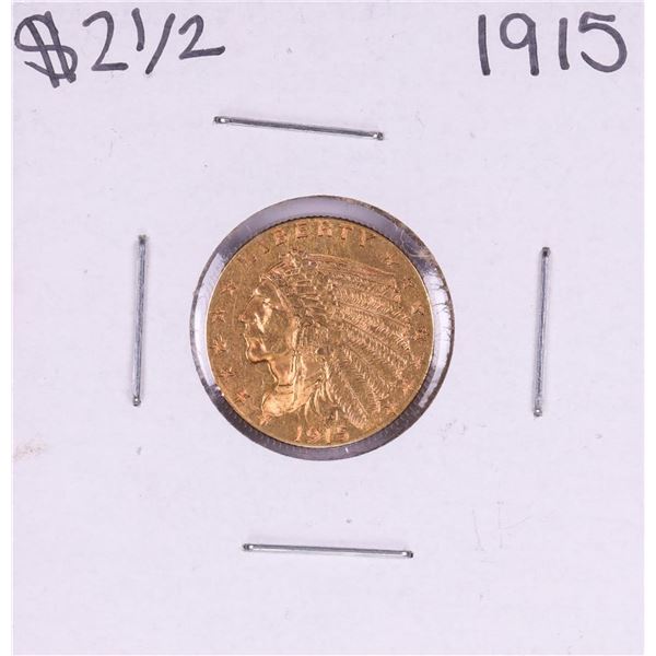1915 $2 1/2 Indian Head Quarter Eagle Gold Coin