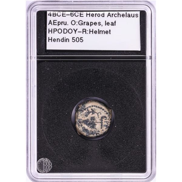 4BCE-6CE Herod Archelaus Ancient Coin