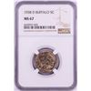 Image 1 : 1938-D Buffalo Nickel Coin NGC MS67