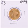 Image 1 : 1854 $3 Indian Princess Head Gold Coin