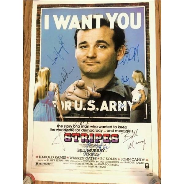 Signed Stripes Movie Poster