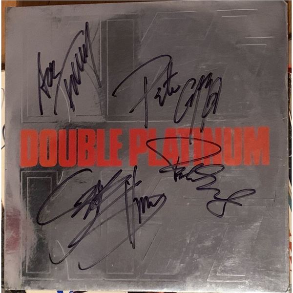 Signed Kiss Double Platinum Album Cover