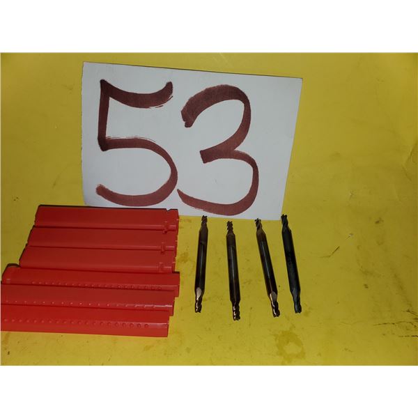 Minicut Int. Carbide Double End Mill 1/8" shank 3/16" 4fl.