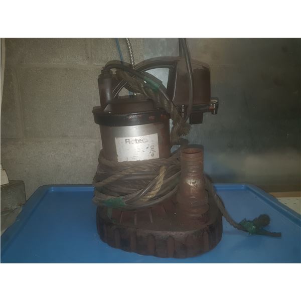 ROTEC Pump 110v (tested)