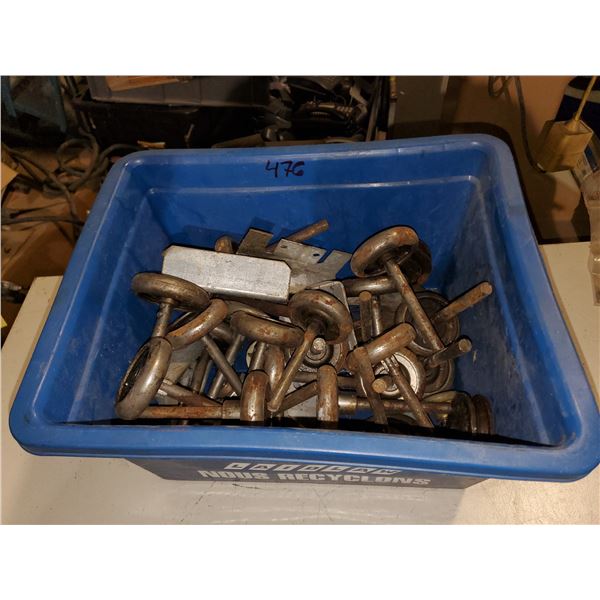 Box of Garage doors wheels and contain