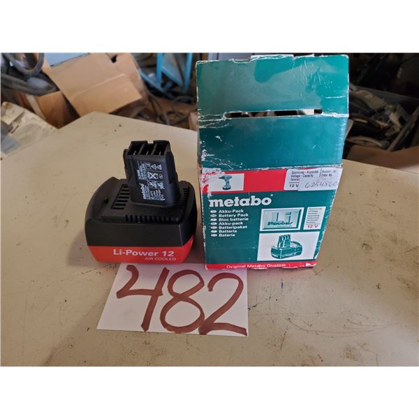 METABO Battery pack 12V "NEW ! "