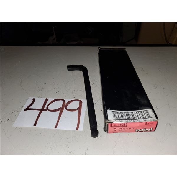 Eklin Ball Hex-L Keys 1/2" long