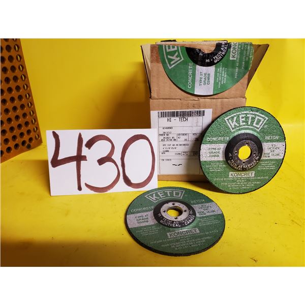 Box (25)of Keto Concrete Cutting Disc 4" x 1/8" x 5/8"