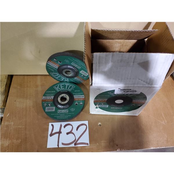 Box (10)of Keto Concrete Grinding Disc 6" x 5/8" x 7/8"