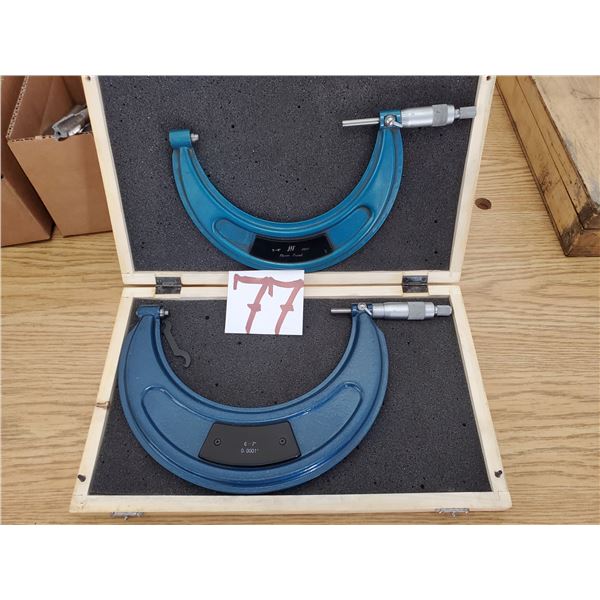 Set of Micrometer 5"-6" & 6"-7"