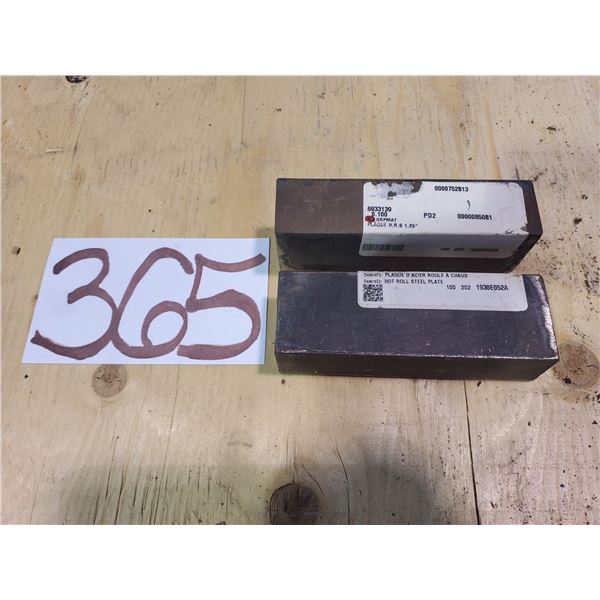 Hot Roll Steel Plate 5" x 1"1/4 x 1"3/4