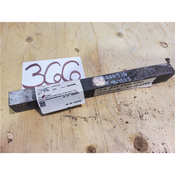 Corrosion resistant Steel Bar 12"1/4 x 1" x 1"1/4