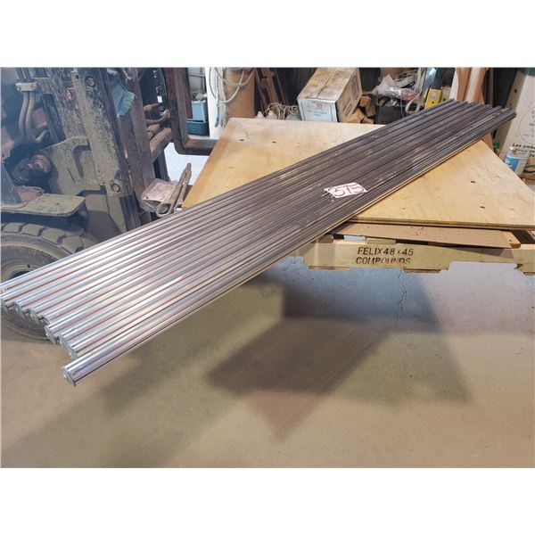 Slotted Aluminum Bar 98"  x 1"1/2