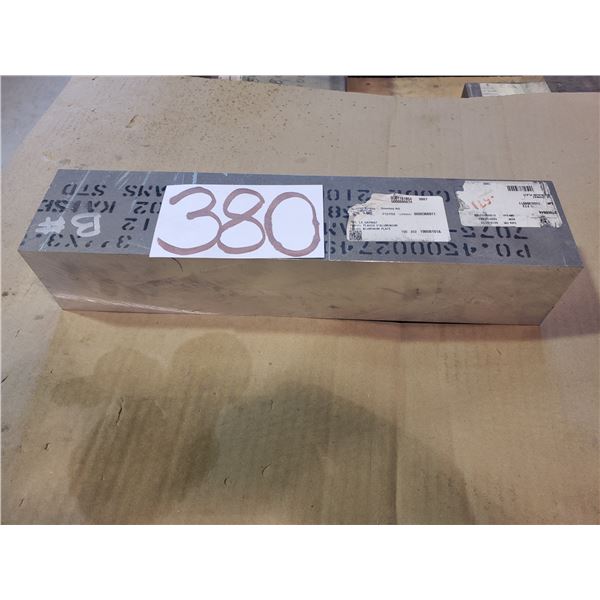 Aluminum bloc 16"1/8 x 3"5/8 x 3"