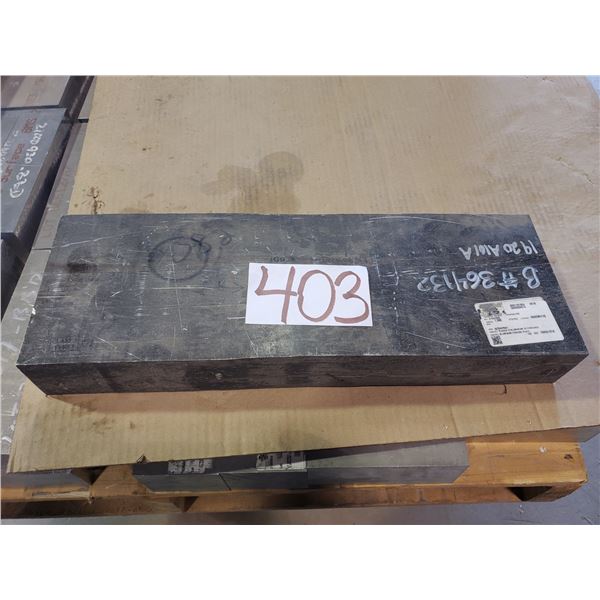 Aluminum Forging Bloc 21"3/8 x 7"1/2 x 2"7/8