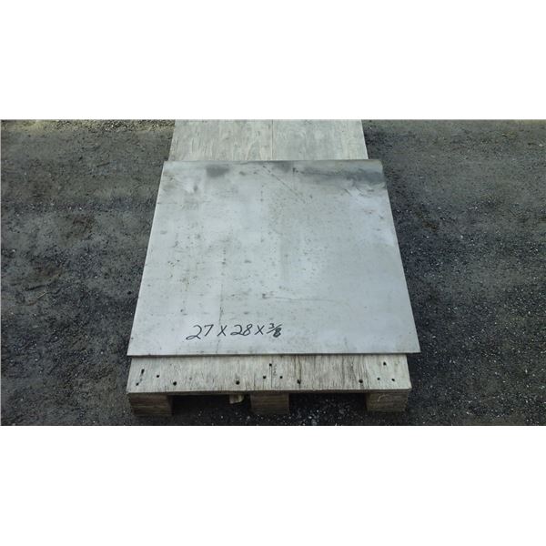 Plate stainless 409 27" x 37" x 3/8"