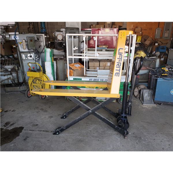 Lift-Rite Scissor Lift Pallet Truck 3000lbs (cylinder to be fixed)