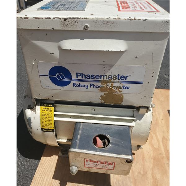 PhaseMaster 1ph to 3ph 220c or 460v