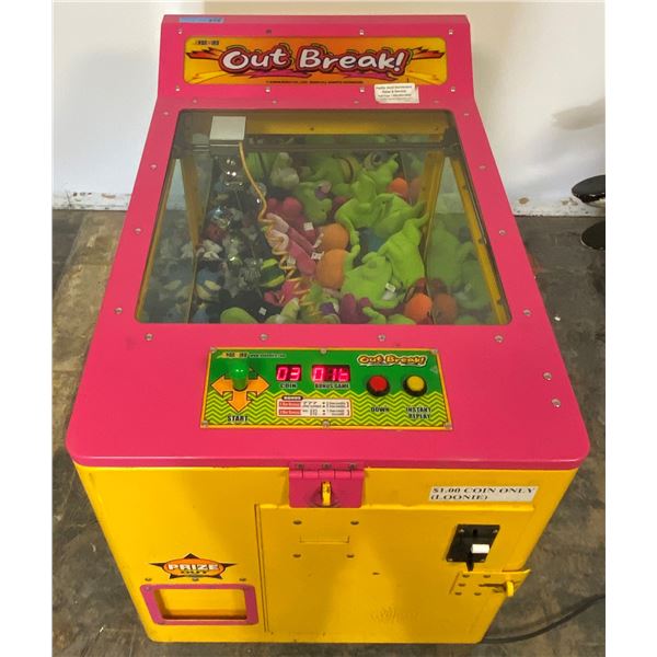 Out Break Crane Game with Toys