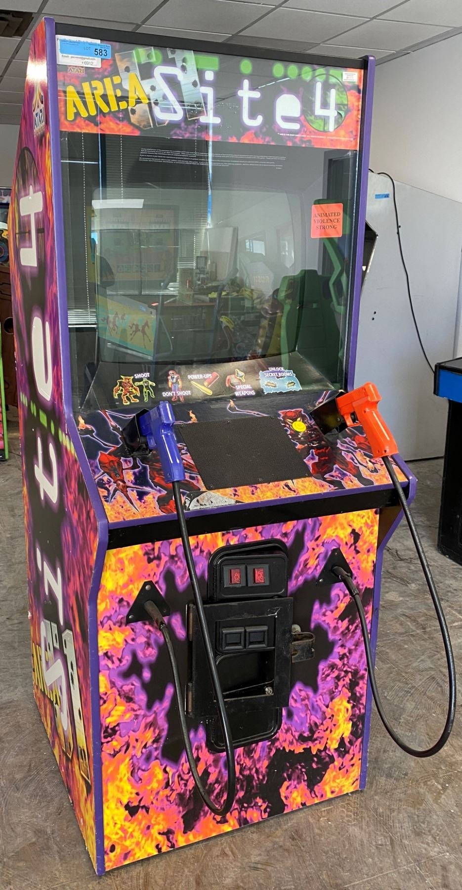 Area 51 Site 4 Arcade Game