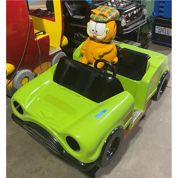 Garfield Riding Garfield Kiddie Ride