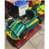 Image 1 : Green Race Car Kiddie Ride