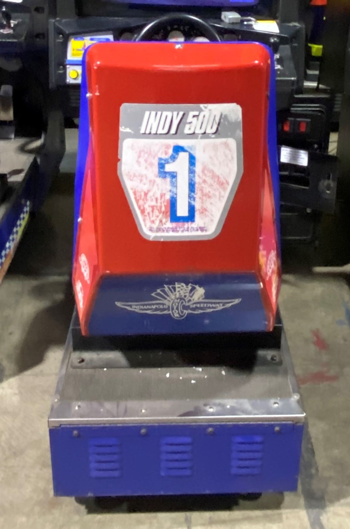 Sega Indy 500 Side By Side Race Arcade with Topper