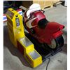 Image 2 : Red Motorcycle and Gas Pump Kiddie Ride