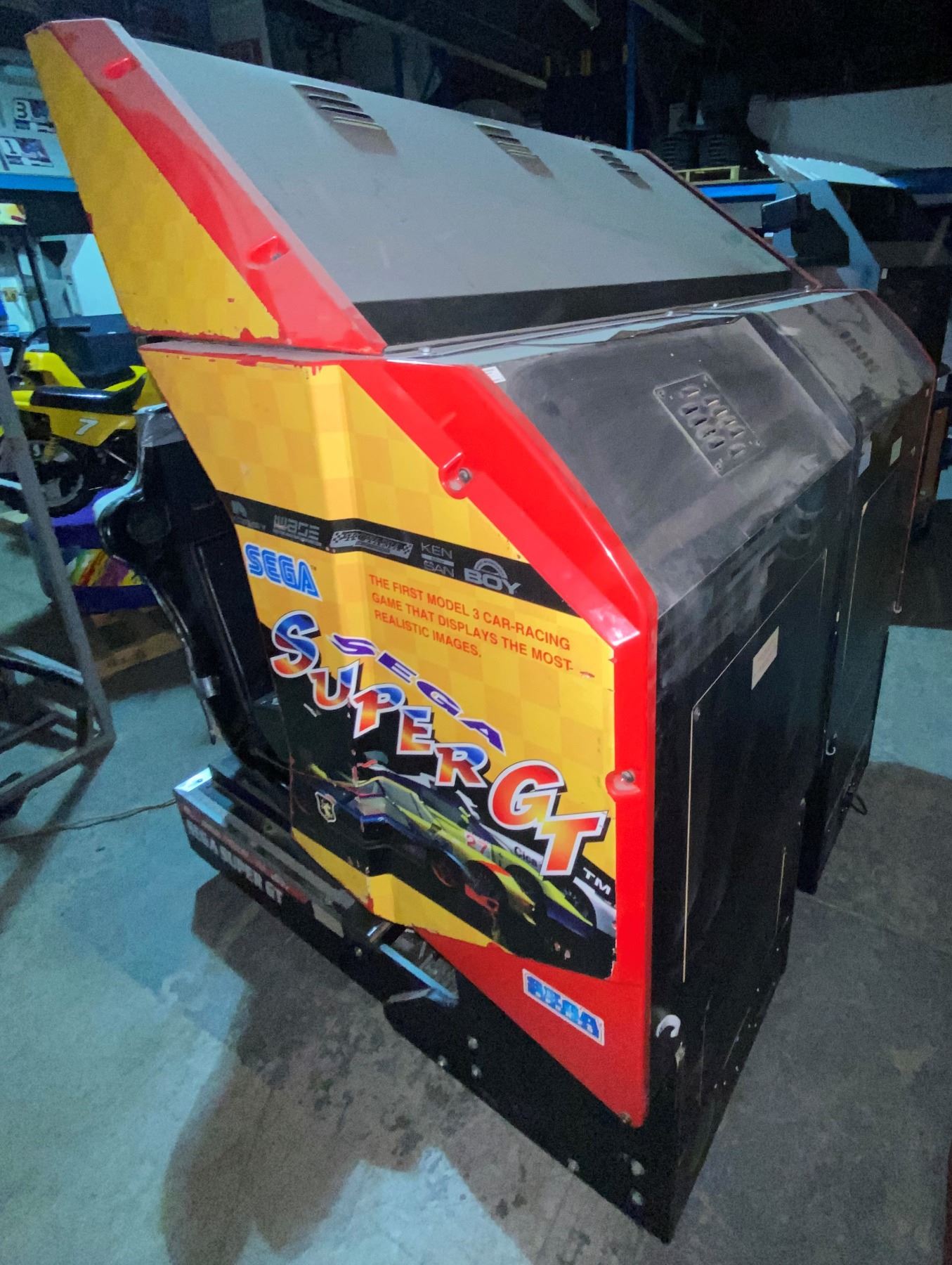Sega Super GT Twin Racing Arcade Machines