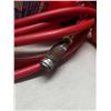 Image 2 : AIRHOSE, 3 JERRY CANS VARIOUS SIZES AND TORO ELECTRIC WEEDEATER