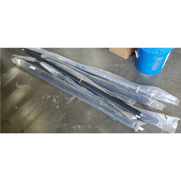 Lot of mesh roller shades