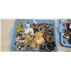 Image 2 : 4 trays of Hardware, leavers, nuts and more