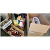 Image 1 : Two boxes of halogen headlights and new U light bulbs