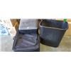 Image 1 : Sentry safe, suitcase and waste bin