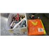 Image 1 : New Condor size 58 High Vis overalls with box of work gloves, wire brushes and more
