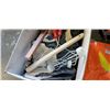 Image 3 : New Condor size 58 High Vis overalls with box of work gloves, wire brushes and more