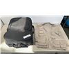 Image 1 : SIZE SMALL FISHING VEST AND BLACK LUGGAGE BAG