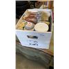 Image 1 : Box of colouring, paint brushes and rollers