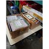 Image 1 : 2 BOXES NEW PICTURE FRAMES AND HAMPTON BAY VANITY LIGHT FIXTURE