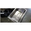 Image 3 : Metal coffee dispenser, plastic tubs and 2 stainless tubs